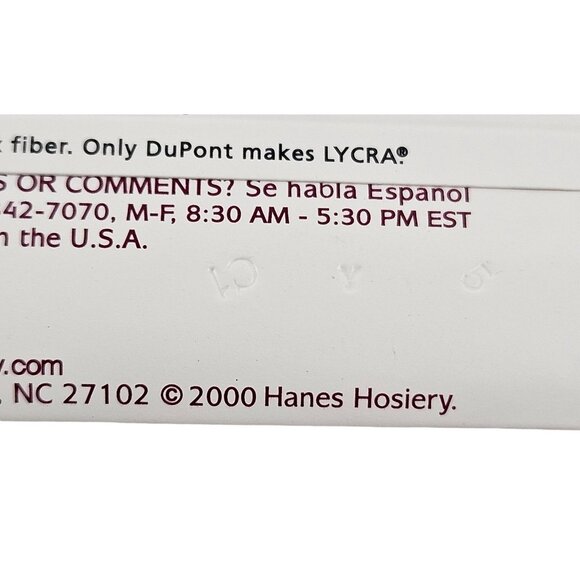Hanes Silk Reflections Silky Sheer Pantyhose 717 718 Navy Size CD Vintage - Picture 8 of 9